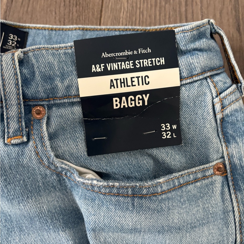 Abercrombie & Fitch athletic baggy Jeans - Picture 6 of 7